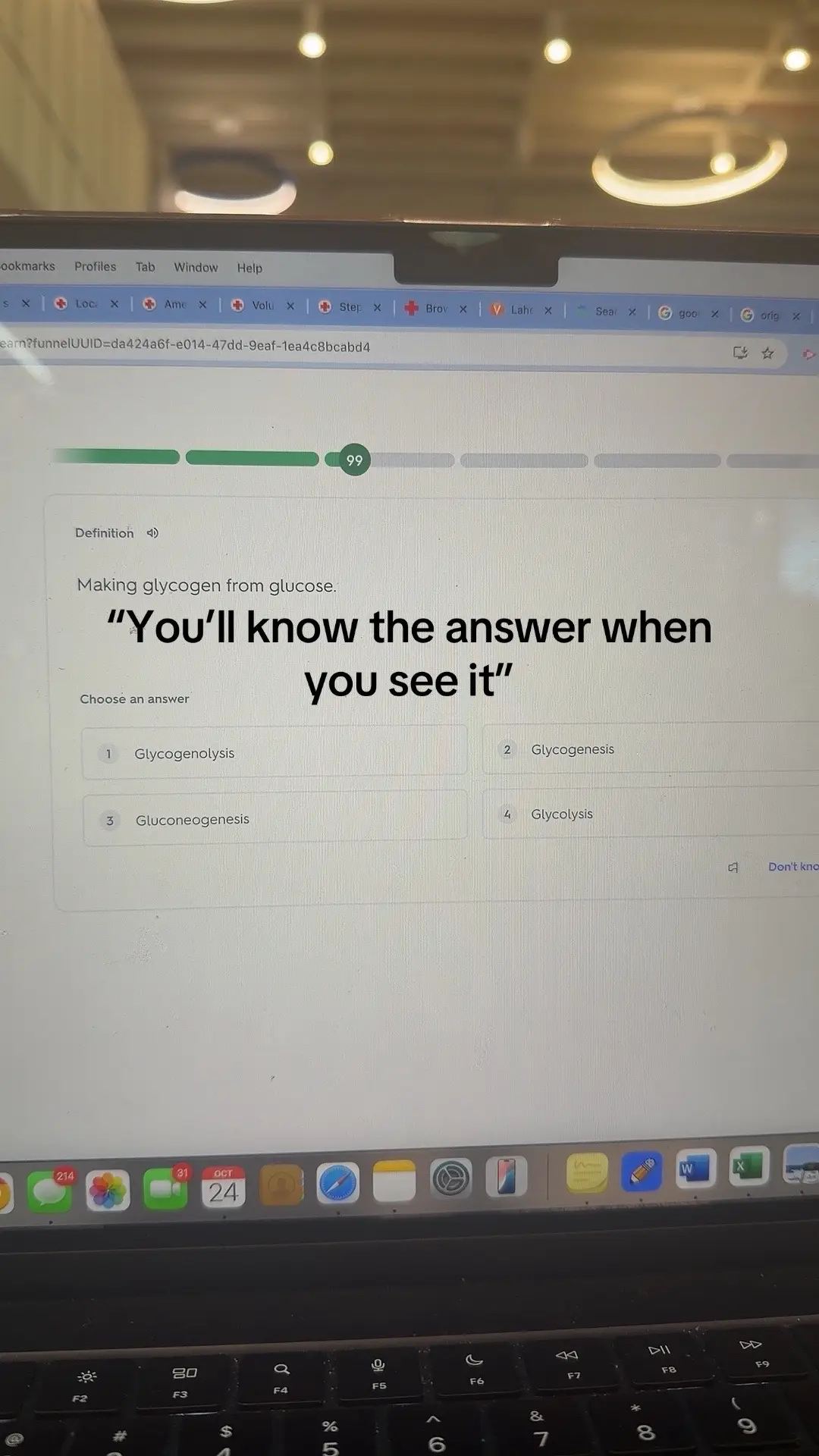 Taking a big fat L on this #biochem 