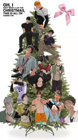 I want all of them under my tree this year 🫦🙏 | | #haikyuu #haikyuufanart #loony #christmas #animefyp | |   art : @Loony (Z) 