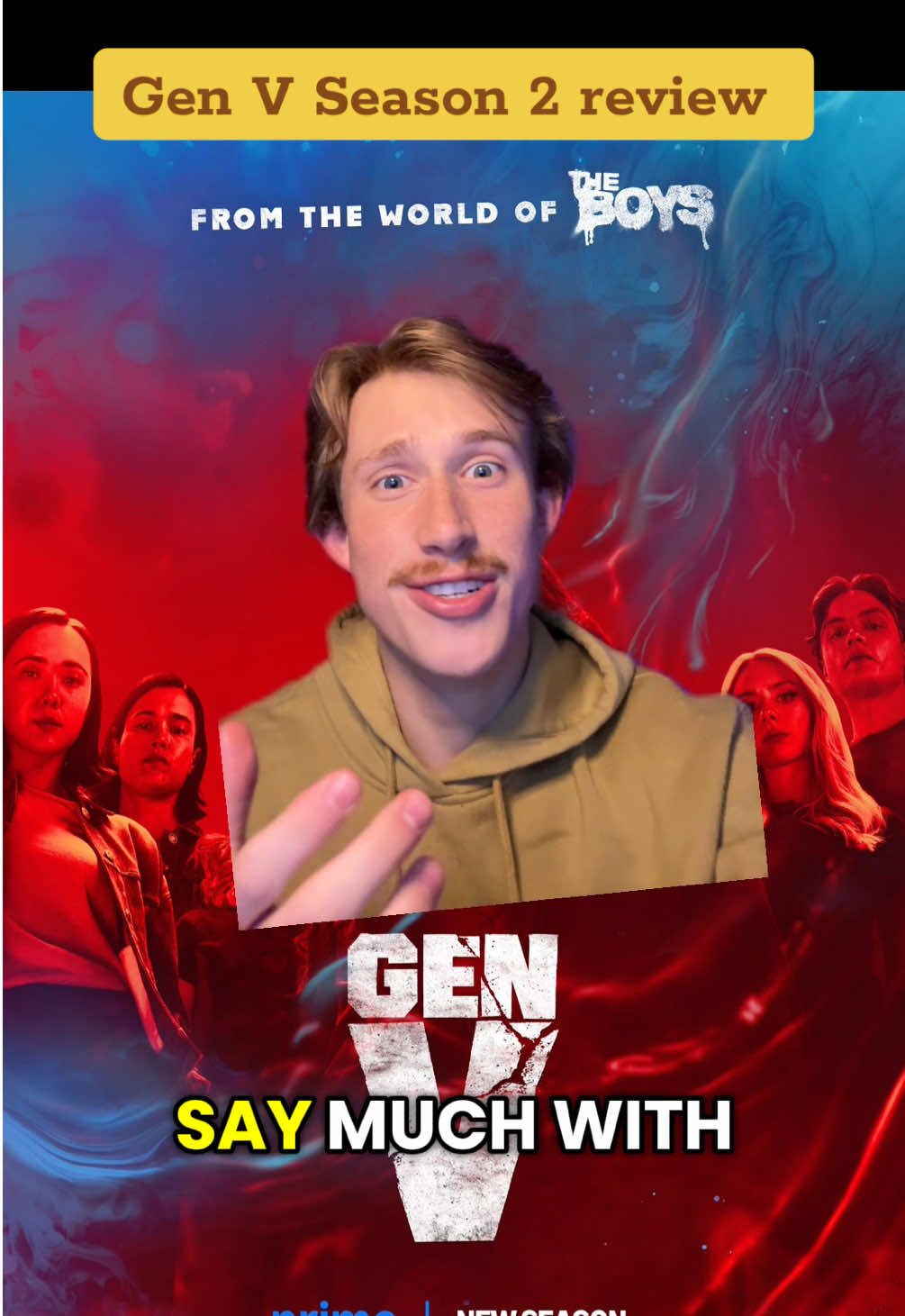 Rip Chance, this season would’ve likely been better if he was still around for it #genv #theboys #amazonprimevideo #season2 #greenscreen 