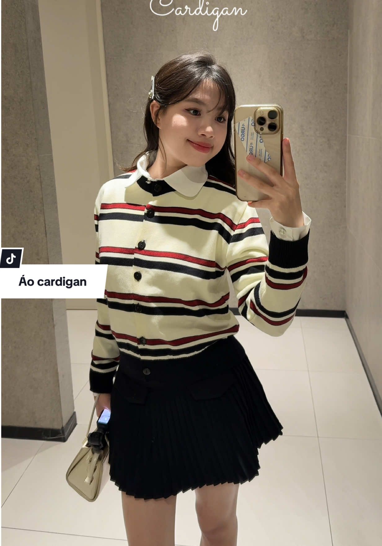 Ẻm đúng là chân ái  #meimytom #cardigan #htique 