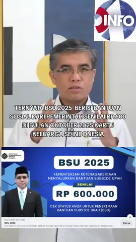 BSU Balik Lagi Mulai 25 Oktober! Gaji di Bawah Rp 3,5 Juta Siap-Siap Dapat Bantuan Tunai#BSU2025 #SubsidiUpah #StimulusEkonomi #GajiUMR #Pekerjalndonesia