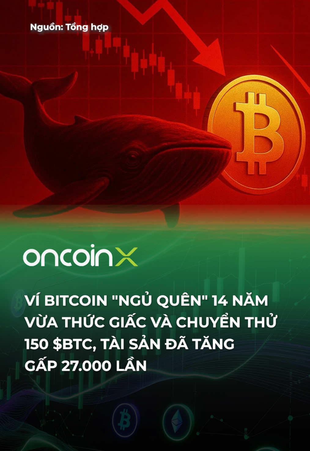 Đào từ năm 2009 và giữ tới giờ, quá xứng đáng với lợi nhuận 😥 #oncoinx #bitcoin #og #whale #btc #satoshinakamoto 