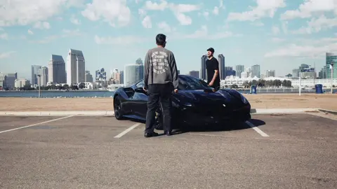 A day in San Diego with a Ferrari 