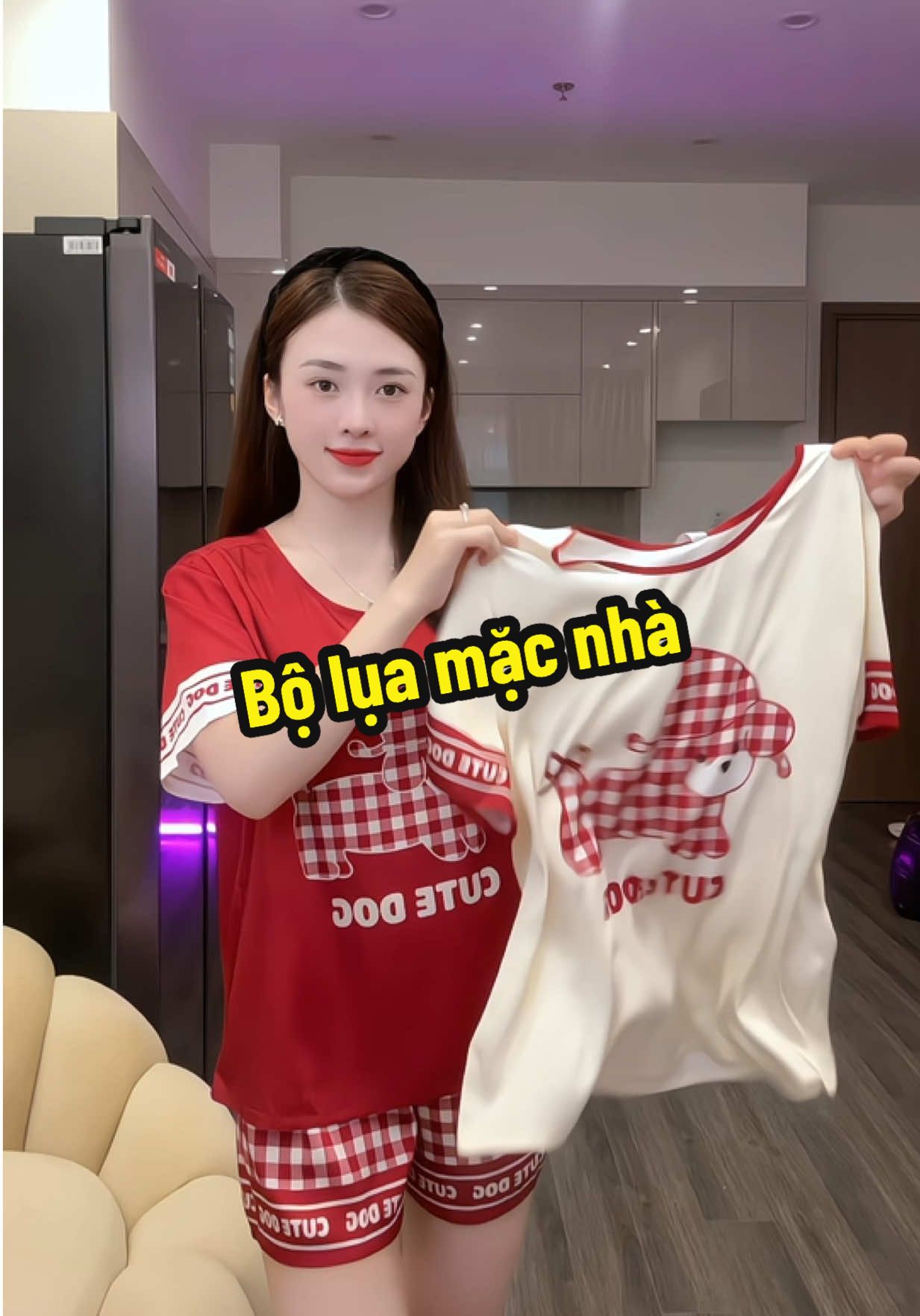 Mặc bộ này vừa gọn vừa xinh 😍 #landaulamvo 