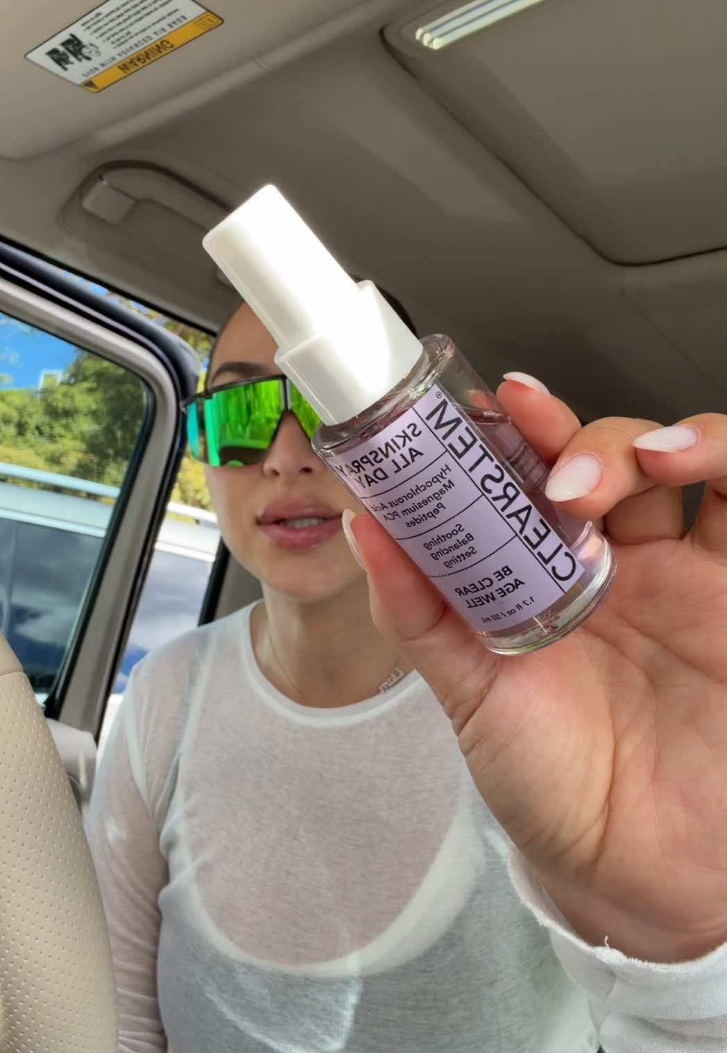 I wanted to share a skin tip  that are used to help me maintain my breakouts post physical activity. Using the @@CLEARSTEM SkincareSKINSPRAY ALL DAY ##skincareroutine##breakouts##clearstem