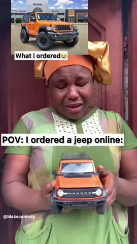 They delivered a toy car guys, i’m finished😫😭😭 #viral #viraltiktok #fyp #trend #funny 