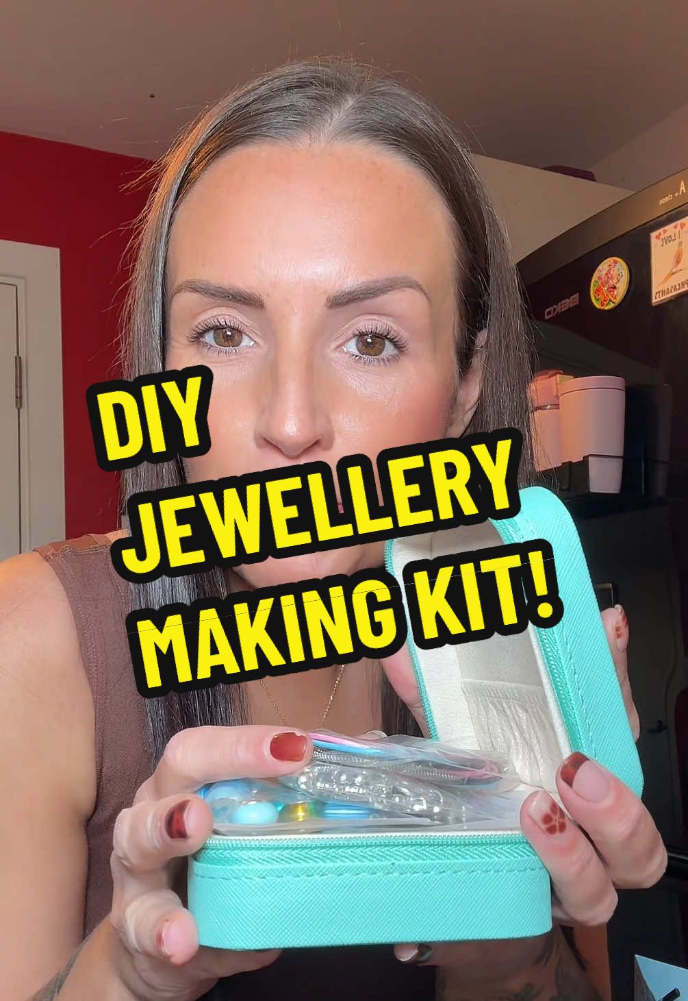 DIY charm jewellery making kit! Perfect gift idea for girls! 66pc set! #jewellerymaking #diyjewelry #charmbracelets #giftideasforgirls #dealdrops 