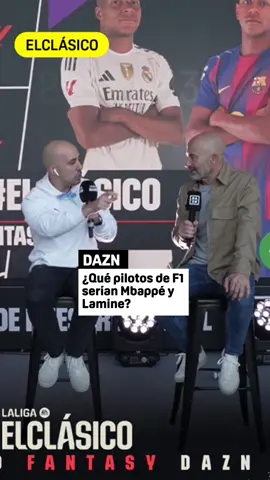 ¿Qué piloto de F1 serían Mbappé y Lamine Yamal? @Antonio Lobato: “Mbappé sería Verstappen. Lamine Yamal sería... Carlos Sainz, que se divierte con unicornios en el casco y es un poco niño todavía” #LALIGAFANTASYSHOW #LaPreviaDeELCLÁSICO
