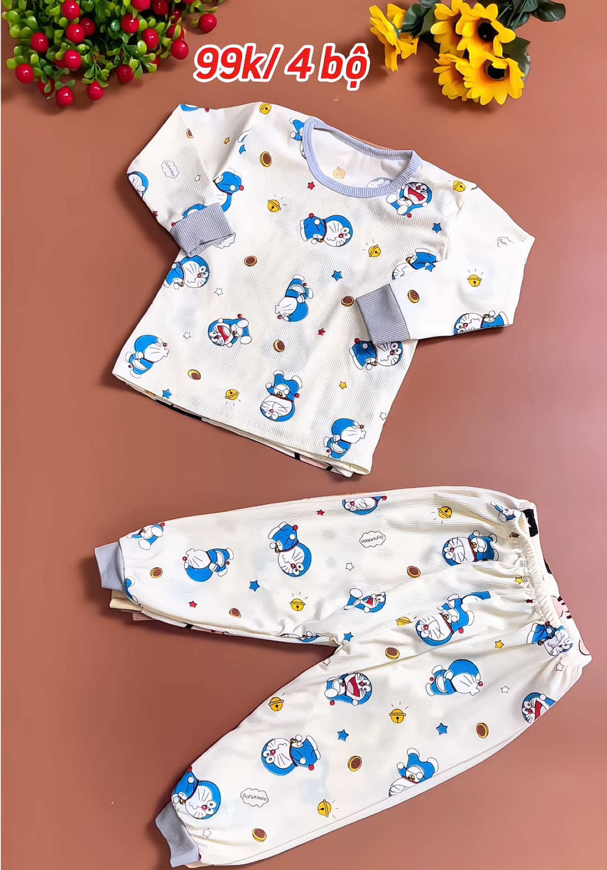 Combo 4 bộ dài tay cho bé vừa rẻ vừa đẹp nè mom #dobochobe #bodaitaychobe #quanaotreem #xuhuong 