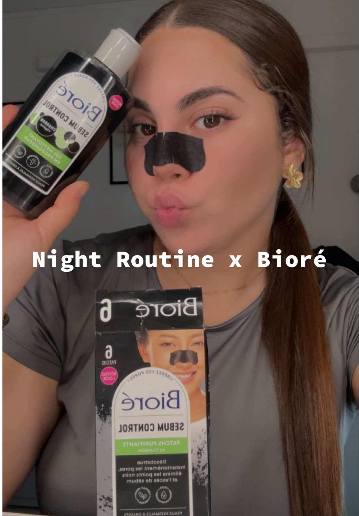 En partenariat avec Bioré, je te fais découvrir deux essentiels pour une peau nette et éclatante : le nettoyant et les patchs au charbon, parfaits pour désincruster les pores et dire adieu aux points noirs. 🖤 @Bioré France  - #Biore #skincareroutines #sebumcontrol #SelfCare #pourtoi 