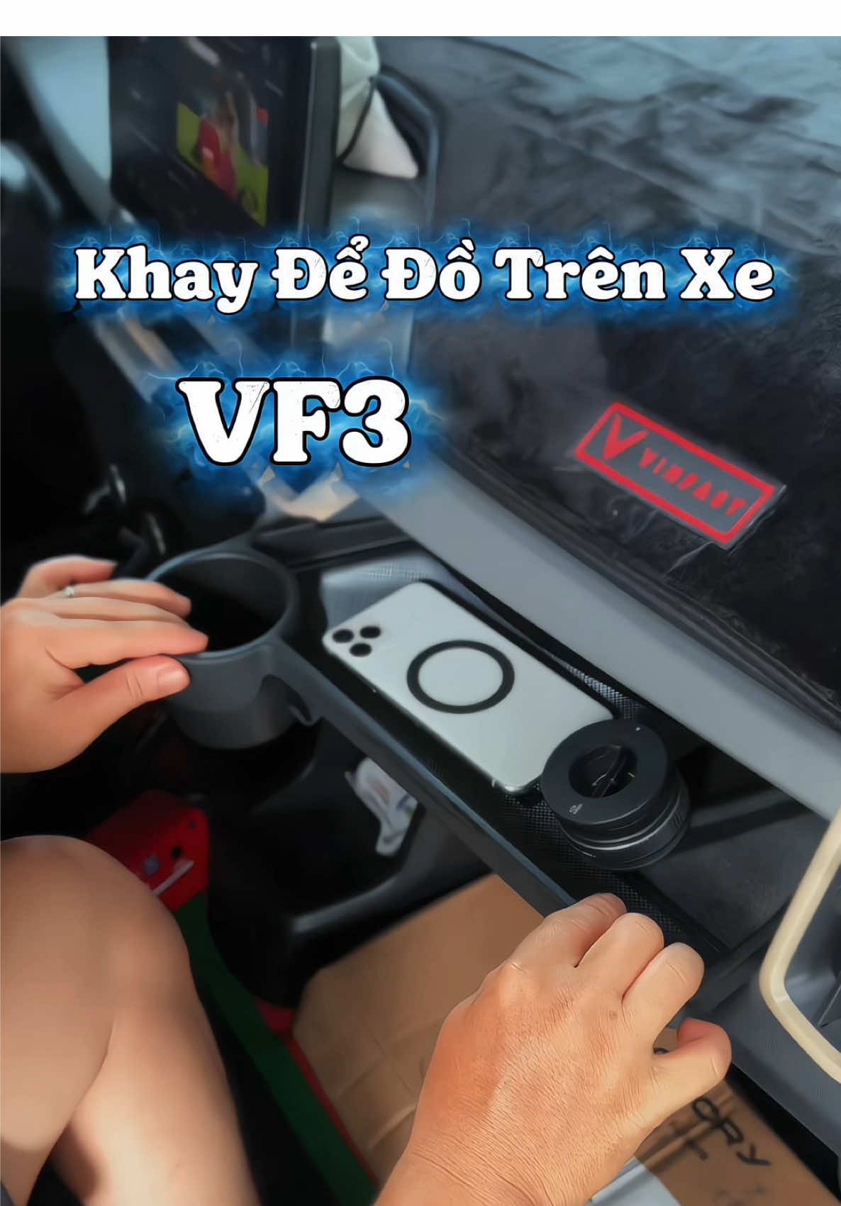 KHAY ĐỂ ĐỒ ĐA NĂNG VINFAST VF3 anh em kham khảo #vf3 #xuhuong #vinfast #vivucungvf3 #bfactory 