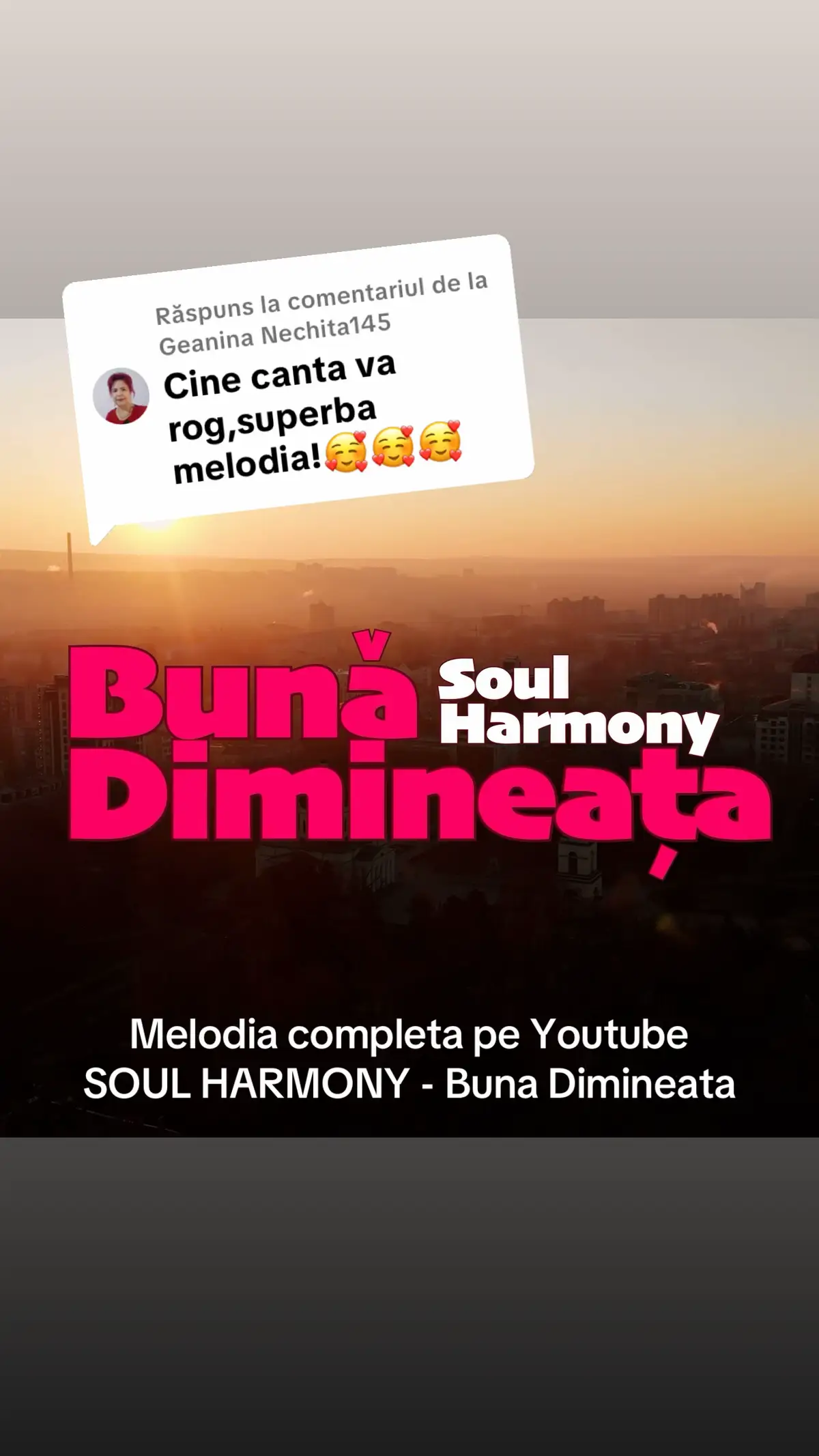 Ca răspuns pentru @Geanina Nechita145  Melodia Completa pe Youtube