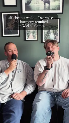 Sound of Silence’ reached beyond our expectations. Soon 200 000 streams on Spotify. Now we’re back—with our take on ‘Wicked Game’. Hope it gives you chills. wickedgame #coversong #duet #harmony #acustic #fyp @steffenjakobsen 