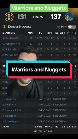 #warriors #gsw #NBA #nbatok #denvernuggets @OKC Thunder @Ringer NBA @NBA @NBA 2K @NBA on NBC and Peacock @NBA 2K League @ESPN Los Angeles @Denver Nuggets @warriors 