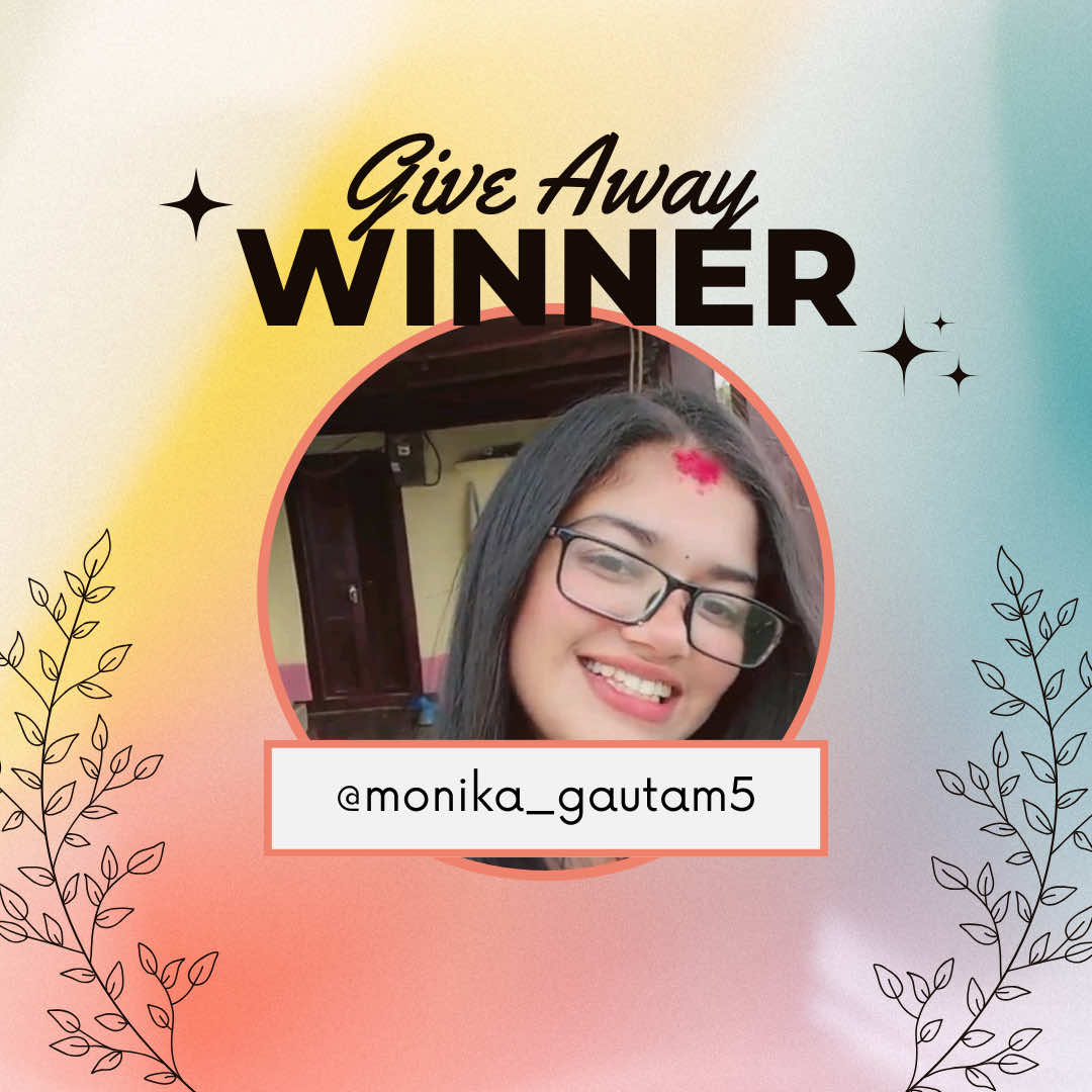 I announced the giveaway winner live on TikTok today! 🎉 Congrats to the winner @Monika 🦚❤️ and thank you everyone for participating 💖 l Here’s a short clip from the announcement.  #giveawaywinner #skincaregiveaway #koreanskincareproducts #tiktoknepal #fyp ♥️