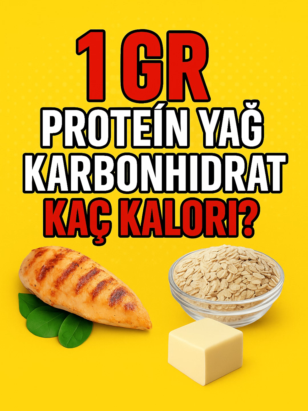 1 Gram Protein = 4 Kalori 💪 Ama Yağ 2 Kat Fazla! ⚡🔥 Kalori hesabı yapmadan önce bunu bil! Protein, karbonhidrat ve yağ farkını öğren 👇 #SprintFitLife #Kalori #Beslenme #Fitness #SağlıklıYaşam #faydalibilgiler #fityaşam #sağlıklıbeslenme #spor #vücutgeliştirme #FitnessMotivasyon