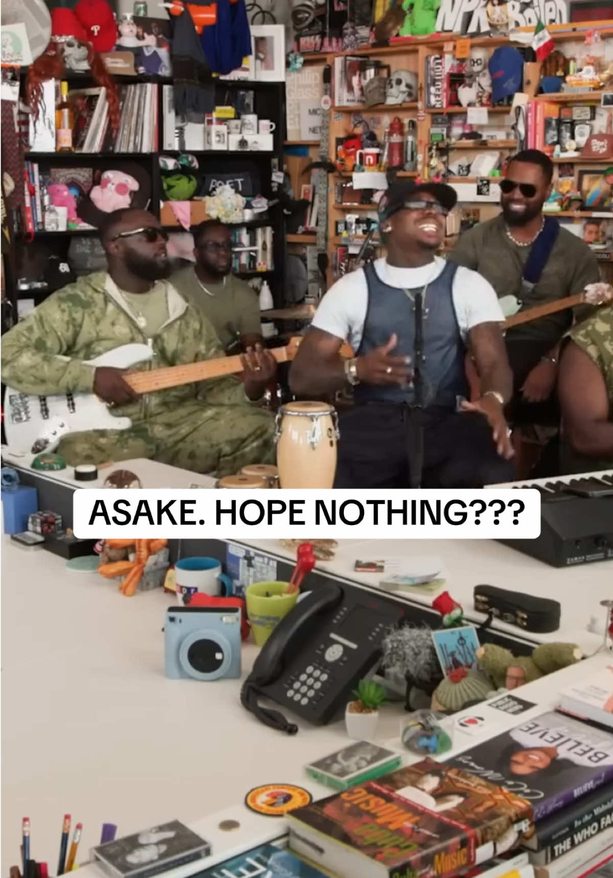 This has been tickling me allll day! #asake #tinydesk 