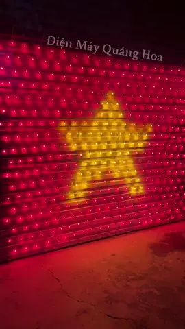 Led Lá Cờ Việt Nam trang trí hào hùng luôn #lacovietnam🇻🇳 #cờđỏsaovàng #cotoquoc🇻🇳 #dienmayquanghoa37 