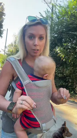 The perfect baby carrier that doesn’t break your back (or the bank!) and you can also zip off the straps and just use it as a hip seat. I’m obsessed. #babycarrier #tiktokshopfinds #babyfinds #tiktokmademebuyit #blackfridaydeals 