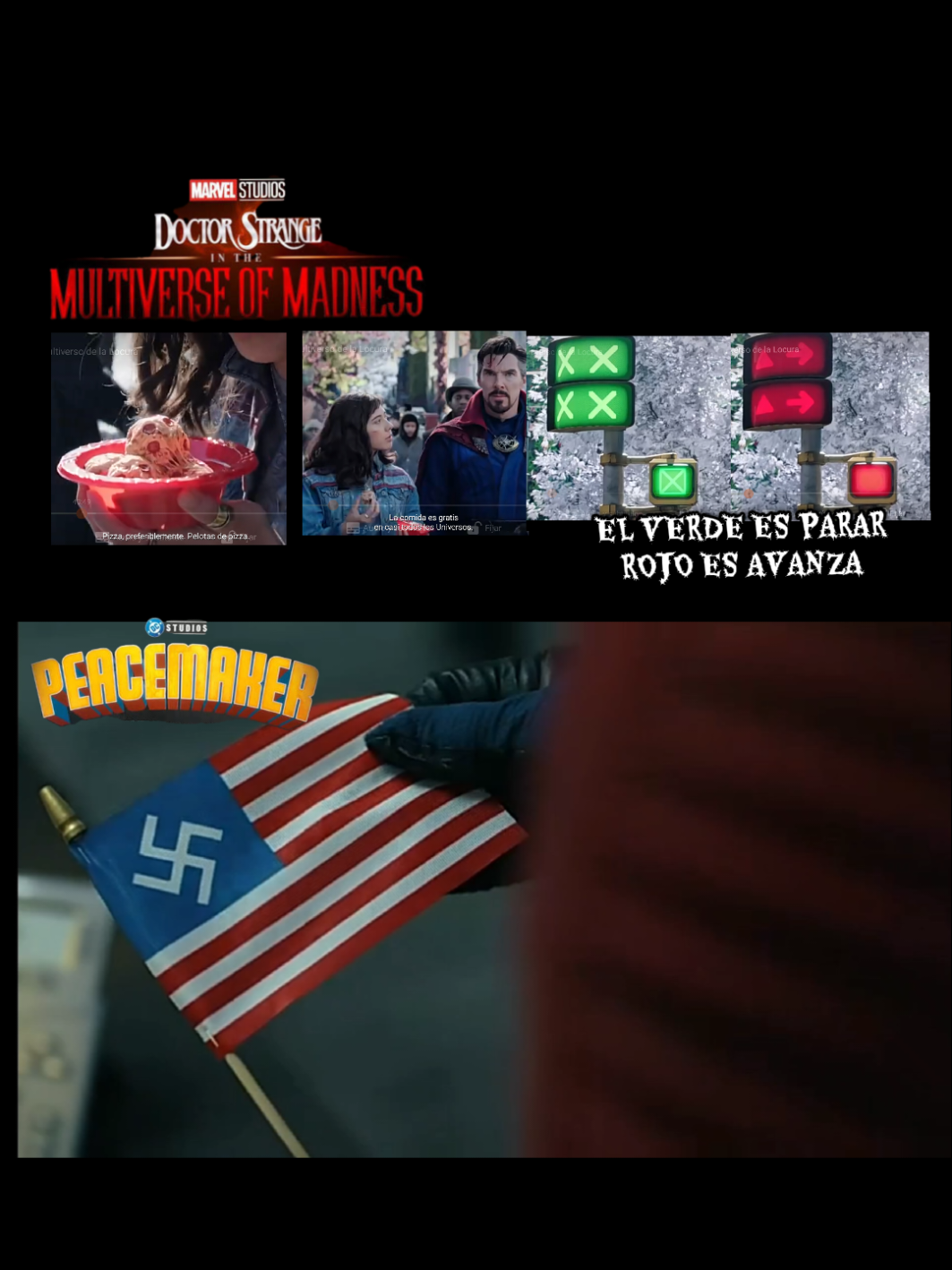 peacemaker si supo usar bien el concepto de multiverso o viaje a otro universario#pecamaker#ohlord #multiverso #jamesgunn #marvel 