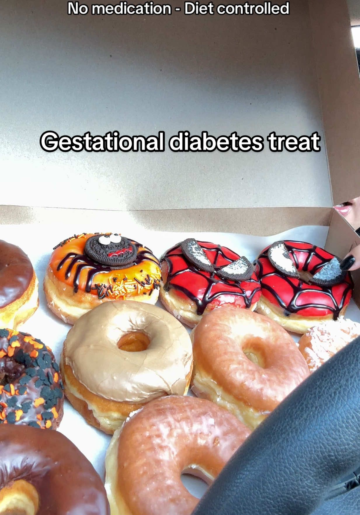 Gestational diabetes and having a donut 🍩? #gestationaldiabetes #diabetes #gdm #pregnant #pregnancy 