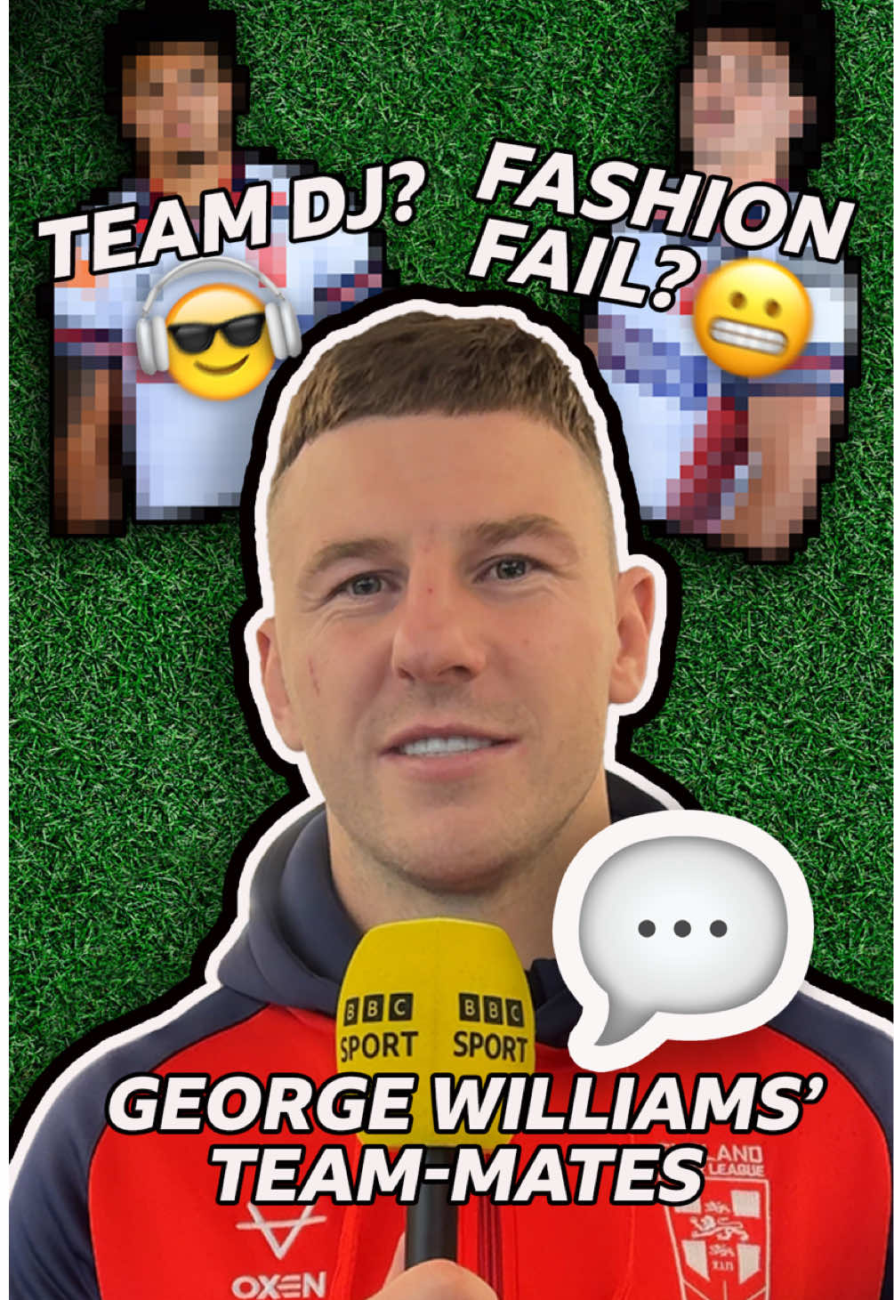 Team DJ? 🎧 Toughest tackler? 💥 Fashion failure? 😬   Captain George Williams gives the verdict on his @England Rugby League team-mates! 🤔 #EnglandRL #Australia #Ashes #GeorgeWilliams 