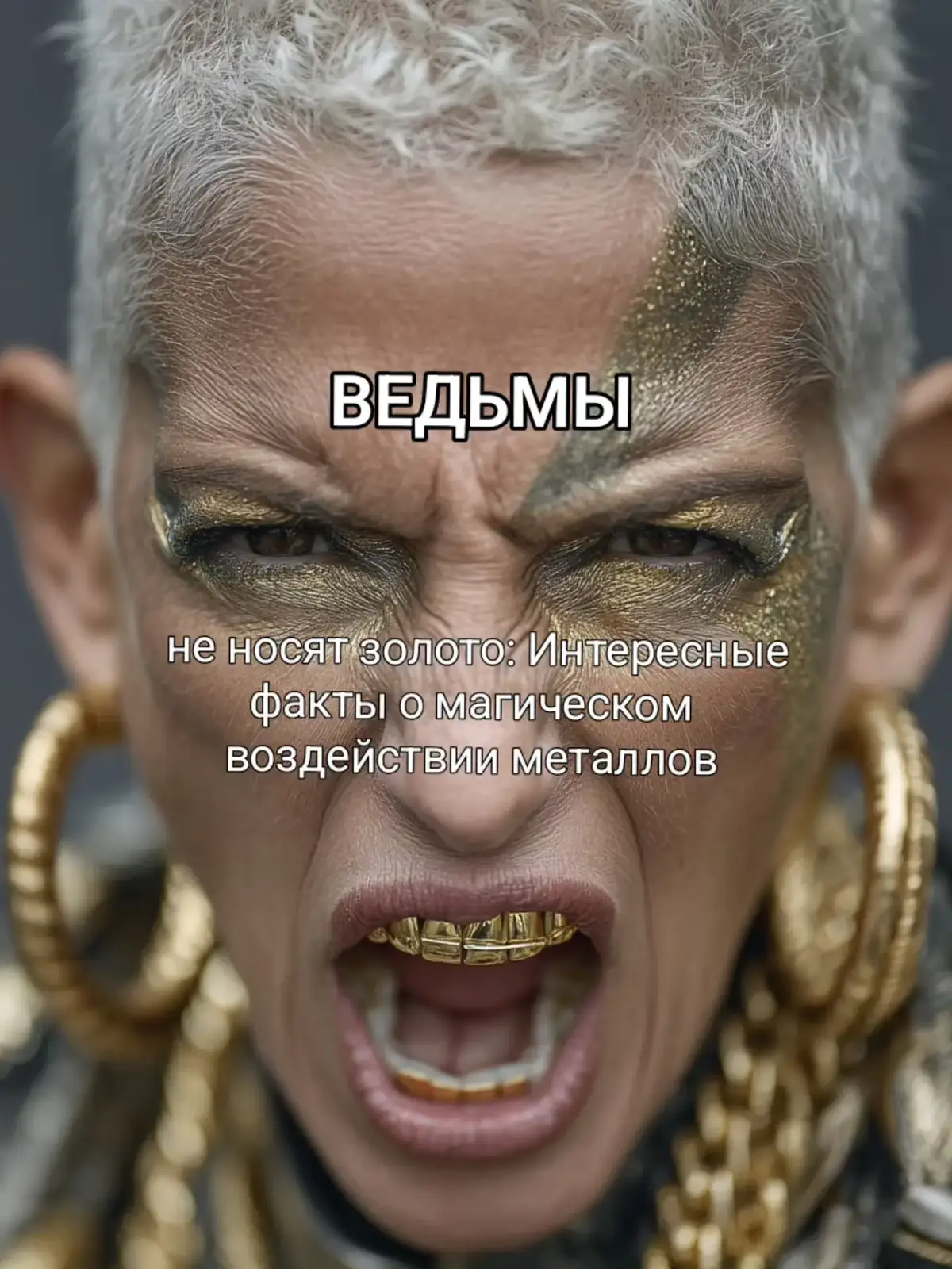 ЧИТАЙТЕ ВНИМАТЕЛЬНО КАЖДЫЙ ВИДИТ СВОЁ!!! ДУХОВНОСТЬ И АЛХИМИЯ РАЗНЫЕ ВЕЩИ. ПОЧЕМУ СТОЛЬКО НЕВНИМАТЕЛЬНЫХ!??? Чисто чайки залетные, лишь бы покричать😂 🔥Интересный факт: Солнечные энергии золота могут подавлять то, что связано с внутренним миром и интуицией, что особенно важно для тех, кто работает с глубокой магией или ищет глубинные ответы, исходя из своего подсознания. 🧘‍♀️Влияние на энергию чакр Золото часто ассоциируется с чакрой Солярного сплетения, которая отвечает за власть, силу и самореализацию. Эта чакра имеет мощную солнечную энергетику, которая может перенаправлять интуитивные силы ведьмы в более материальный план.  Магический совет: Для тех, кто ищет просветление и глубокое интуитивное знание, золото будет лишним, так как его энергетика может перекрывать потоки информации, поступающие через эти чакры. 🔥В алхимической традиции золото считалось совершенным металлом, высшей целью преобразования. Однако многие алхимики избегали работы с золотом в магии, потому что оно может связывать магические силы с материальным миром. Это буквально означает, что золото может быть использовано в целях достижения материального успеха или власти, а не для духовных преобразований. ➡️Для тех, кто стремится к духовному росту, золото может быть сопротивляющимся материалом, который не позволит достичь нужного баланса между материальным и духовным. ☣️ Золото как магнит для энергий — но не для всех Хотя золото и обладает способностью притягивать силы, оно может поглощать и сдерживать магическую активность, если с ним работать неправильно. В магии металлы используются для канализации и усиления определённых энергий, но золото предпочитают использовать в ритуалах, где акцент на силе, власти или материальных достижениях, а не на духовном пробуждении. ✅️Интересный момент: Золото идеально подходит для магии богатства, успеха и признания, но если твоя цель — духовный путь, лучше использовать более легкие и гибкие металлы. 🌙 Что же носить вместо золота? Серебро — связанное с Луной и интуицией, серебро помогает соединиться с тонкими мирами и развивает способности к ясновидению и осознанным сновидениям. Медь — усиливает потоки энергии, улучшает связь с природой и помогает в работе с магией элементов и фольклорными духами. Медь — усиливает потоки энергии, улучшает связь с природой и помогает в работе с магией элементов и фольклорными духами. Железо — металл, ассоциируемый с землёй и защитой, отлично подходит для создания защитных амулетов и работы с магией защиты. Почему ведьмы не носят золото? 🌑 Золото — это мощный металл, но его силы, скорее, связаны с миром физическим и солнечным. Для тех, кто стремится развивать свои интуитивные способности, работать с мировыми тенями и исследовать тонкие грани магии, другие металлы могут быть более подходящими. Золото слишком яркое и прочно заземлённое, чтобы быть идеальным выбором для темных и глубоких магических практик. Ведьмин совет: Используйте золото для магии материального благополучия, но для магии, направленной на развитие интуиции, самопознание и работу с духами, выберите более подходящий металл. 🧘‍♀️Подпишись, напиши в комментариях 