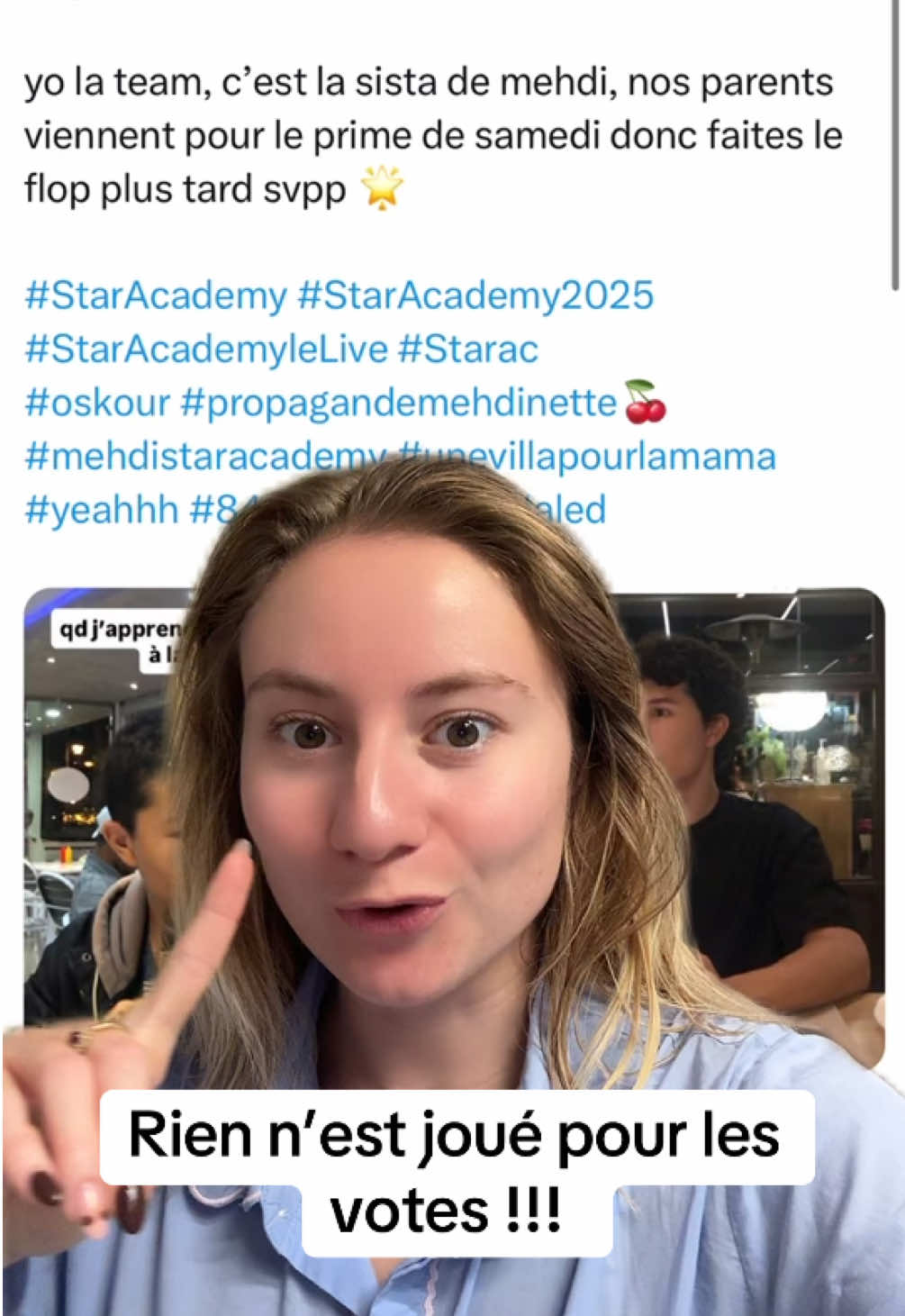 Votez les loulous #pourtoi #staracademy #starac #debrief 