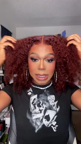 UNice ate that for meeee! @UNice Hair @UNICE HAIR OFFICIAL @UniceHairCo  #unice #curlyhair #wig #gluelesswig #affordablewigs 