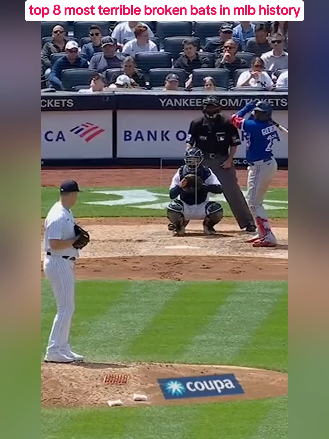 top 8 most terrible broken bats in mlb history,.#baseball #baseballboys #baseballlife #baseballszn #mlbb #MLB #fypage #foryou #viralvideo #viral #foryoupage #fyp #mlbtheshow #mlbtiktok #mlbtheshow21 #mlbbttofficial #mlbbtiktok #mlbbcreatorcamp #ejections #ejectionseat