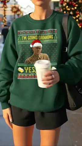 Funny shirt for Christmas 🤣 I’m going drinking 🍻🍻 #charliehunnam #yesiam #imgoingdrinking #edgein #christmassweatshirts 
