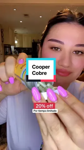 Suplemento de cobre ✨ #cooper #minerals #supplements 