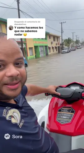 Respuesta a @dianabeltrez  si no sabes nadar no salgas #tormentatropical #tormenta #santodomingo