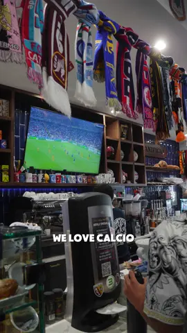At Tutto calcio, life slows down.  It’s where we unwind, share un caffè with friends and family, and catch the game that is always on. ☕️⚽️🍝  #coffee #cafe #espresso #calcio #italiancafe 