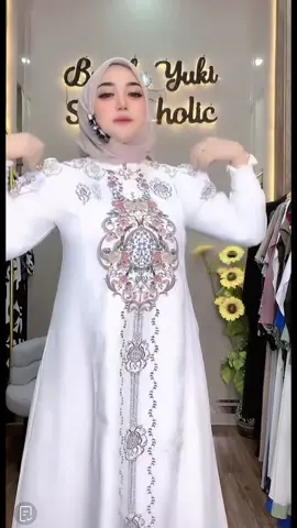 Geisha Dress Bahan Sabrina Anti UV Mix Tifany Gamis Motif Gamis Terbaru Gamis RSM