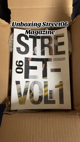 Unboxing Street06 Magazine -vol1 Link in bio to order! #streetwear #magazine #viral #StreetStyle #ukfashion 