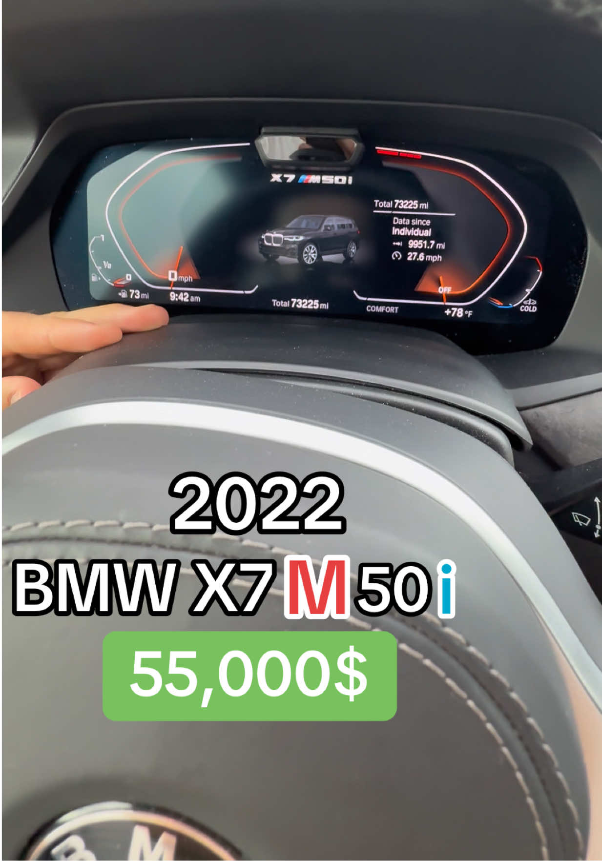 🚘 2022 BMW X7 50i – $55,000 Luxury Flagship SUV ✨ This is the 2022 BMW X7 50i — a full-size luxury SUV designed to deliver premium comfort, serious space, and BMW’s signature performance — now listed at around $55,000. Inside, you’ll find high-end materials, 3-row seating, advanced tech features, and a commanding presence on the road. In this video, I’ll walk you through its interior, exterior, driving experience, and why the 50i trim stands out in the luxury market. The question is… for $55K, does this BMW still hit the prestige mark? 💭 What’s Your Take? 	•	Would YOU spend $55K on a luxury SUV like this? 	•	Would you use it as a family hauler, daily driver, or status ride? 	•	BMW X7 vs. Mercedes GLS vs. Audi Q7 — what’s your pick? 👇 Drop your opinion in the comments — I read every one! #bmwx7 #luxurysuv #FamilySUV #newbmw #xxdreammotors 