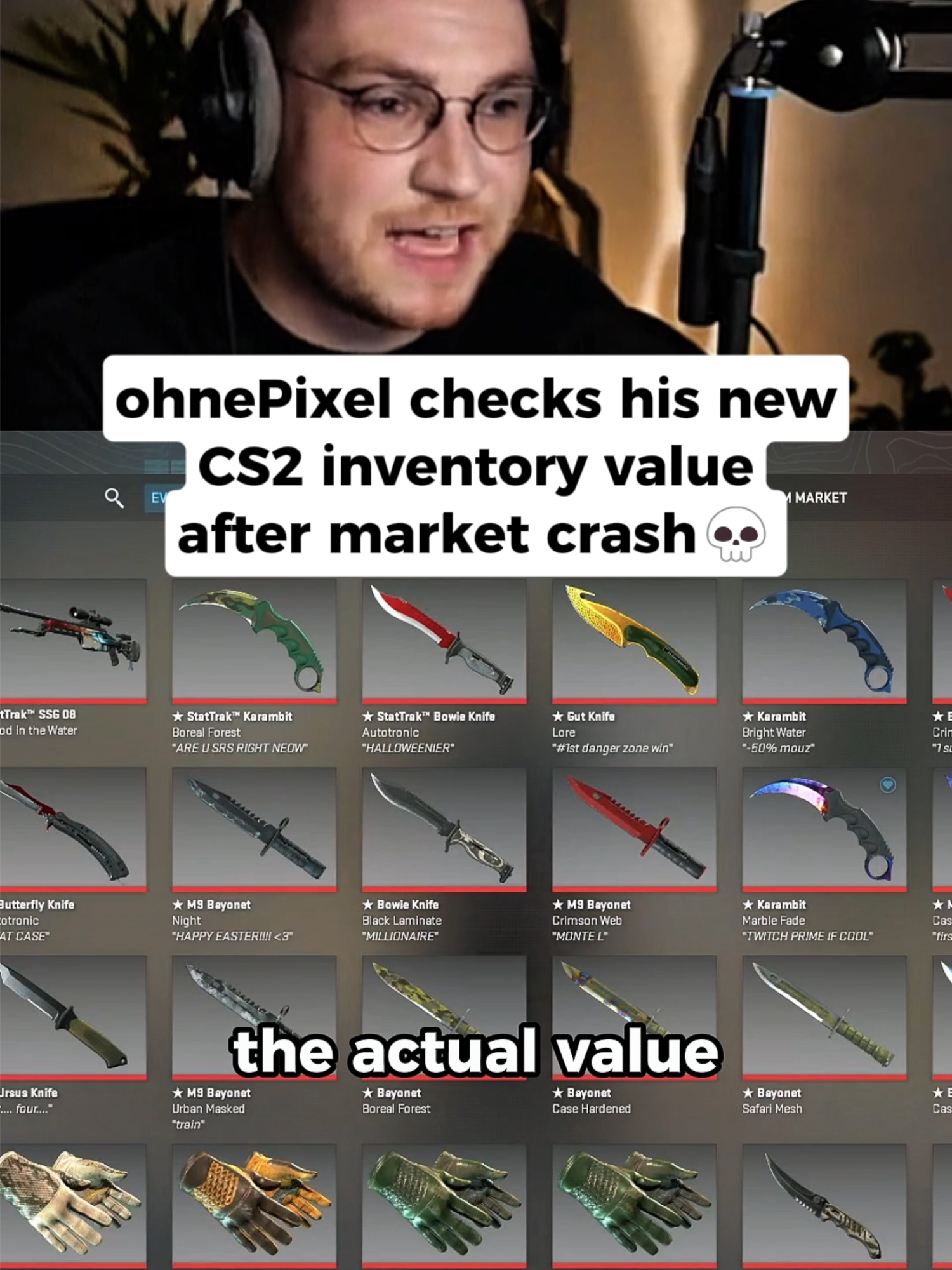 from $1.5m to $200k in 3 seconds 💀 #counterstrike2 #cs2