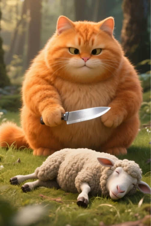 #cartoon #cutecat #fatorangecat 