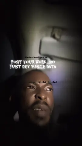 One thing I notice about life is that nobody genuinely cares about you wholeheartedly.. only the work of your hand can take good care of you. So my brother/sister post your work #motivationalquotes 