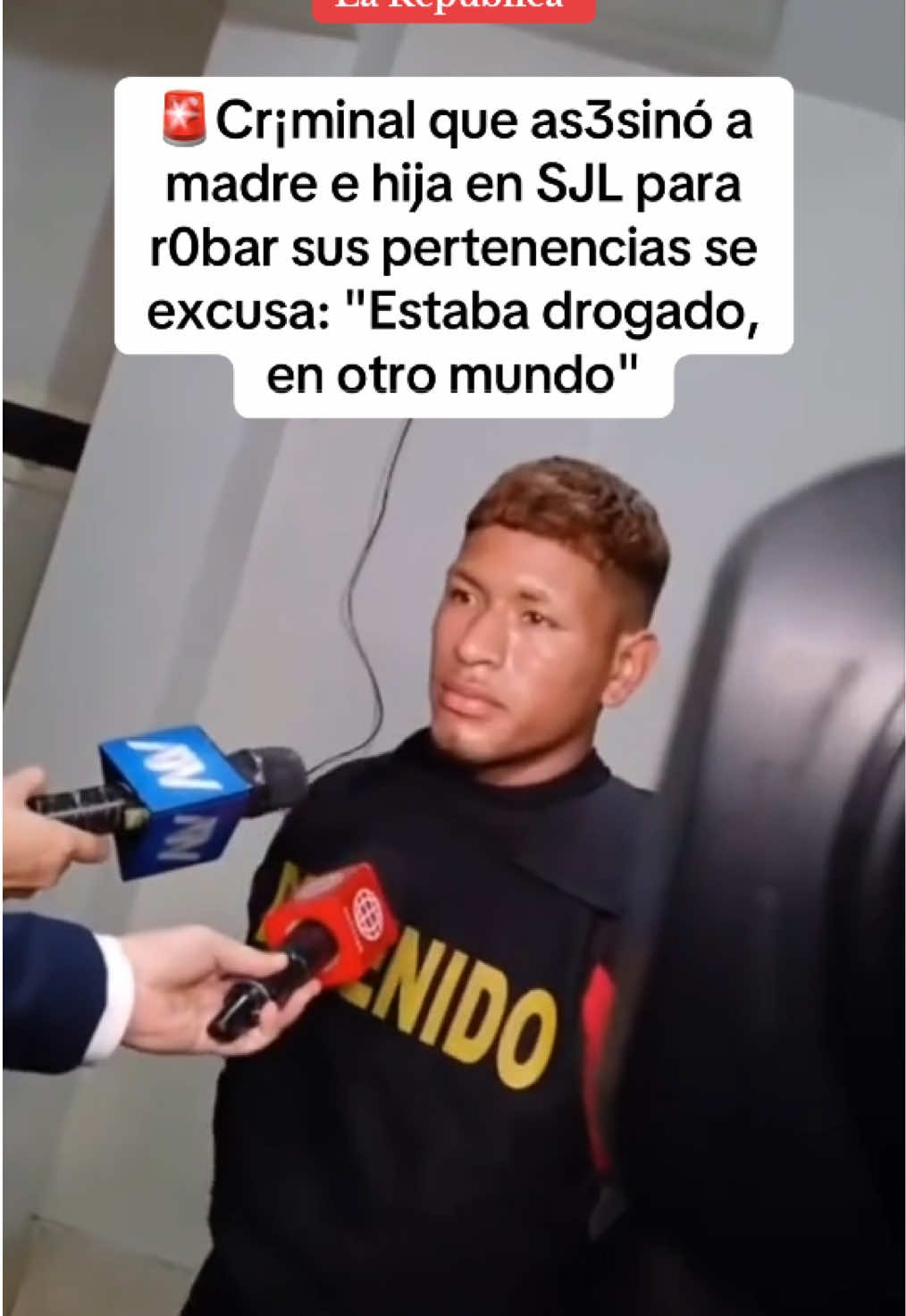 🚨 El delincuente que asesin0 a una madre y su hija en San Juan de Lurigancho para robar sus pertenencias, se excusó afirmando que “estaba drogad0” y se encontraba “en otro mundo”, una declaración que surge tras su captura junto a los otros implicados.  #madreehija #crimen #delito #sjl #noticiasperu 