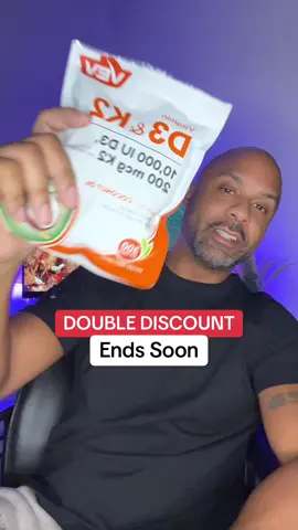 VEV Vitamin D3 K2 on a double discount, ends soon… #d3k2 #tiktokshop #tiktokshopdeals #tiktokshopcreatorpicks  Final price may vary depending on coupons + promos at checkout