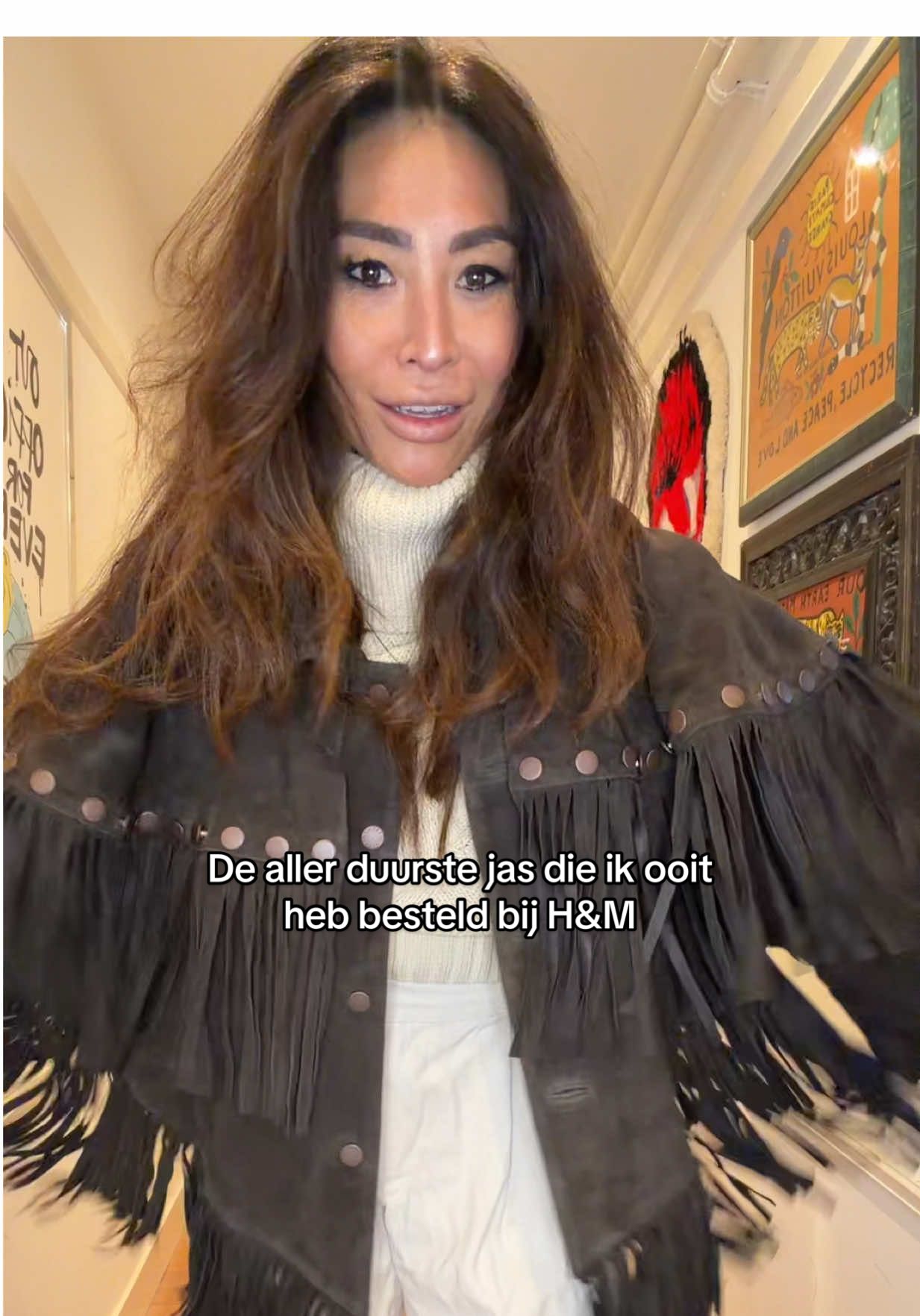 Dit is oprecht de aller duurste jas die ik ooit heb besteld bij #hm #hmhaul #fyp #lorenasaravia #styling 