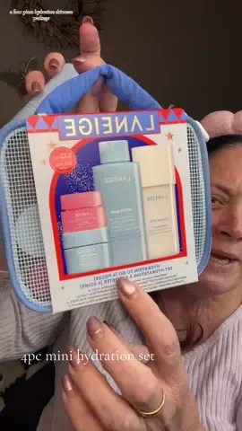 Skincare hydration on go~Laneige Hydration Skincare Set To Go@laneige_us #skincare #skincareroutine #hydratingskincare #stockingstuffer #laneige 