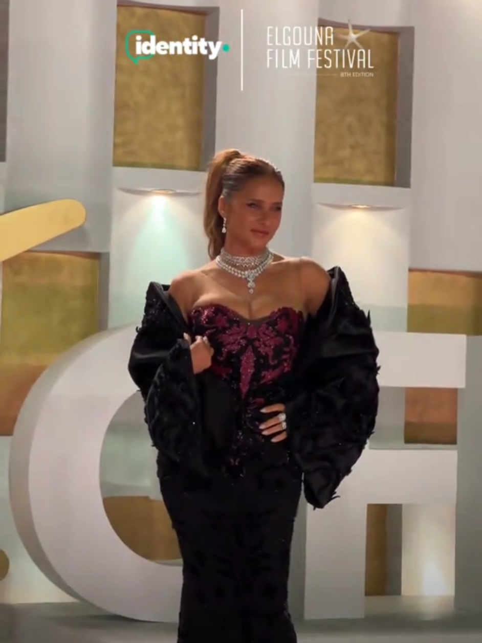 Nelly Karim’s red carpet look from the closing ceremony of the 8th edition of El Gouna Film Festival! #IdentityxGFF #GFF8