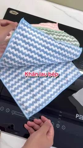 Khăn lau bếp đa năng thấm hút tốt, lau sạch #khanlaubep #khanlaubepdanang #manmiladenreview 