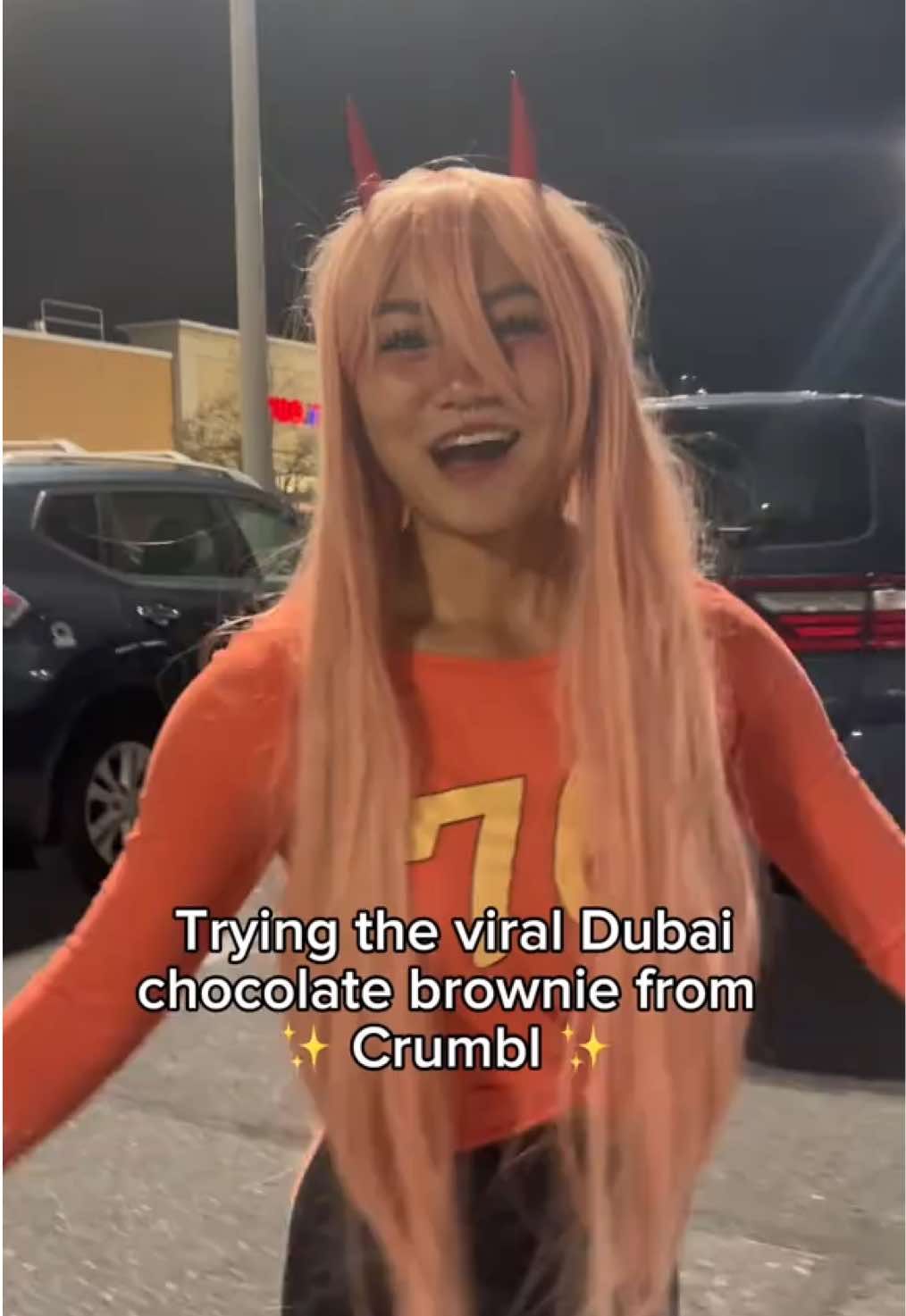 Dubai chocolate brownie from @Crumbl taste test #crumbl #crumblreview #dubaichocolate 