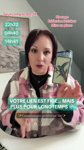 ✨ lien figé… l’hiver fera bouger les choses ❄️ #tiragedecarte #tiragesentimental #voyance #guidancesentimentale #voyante 