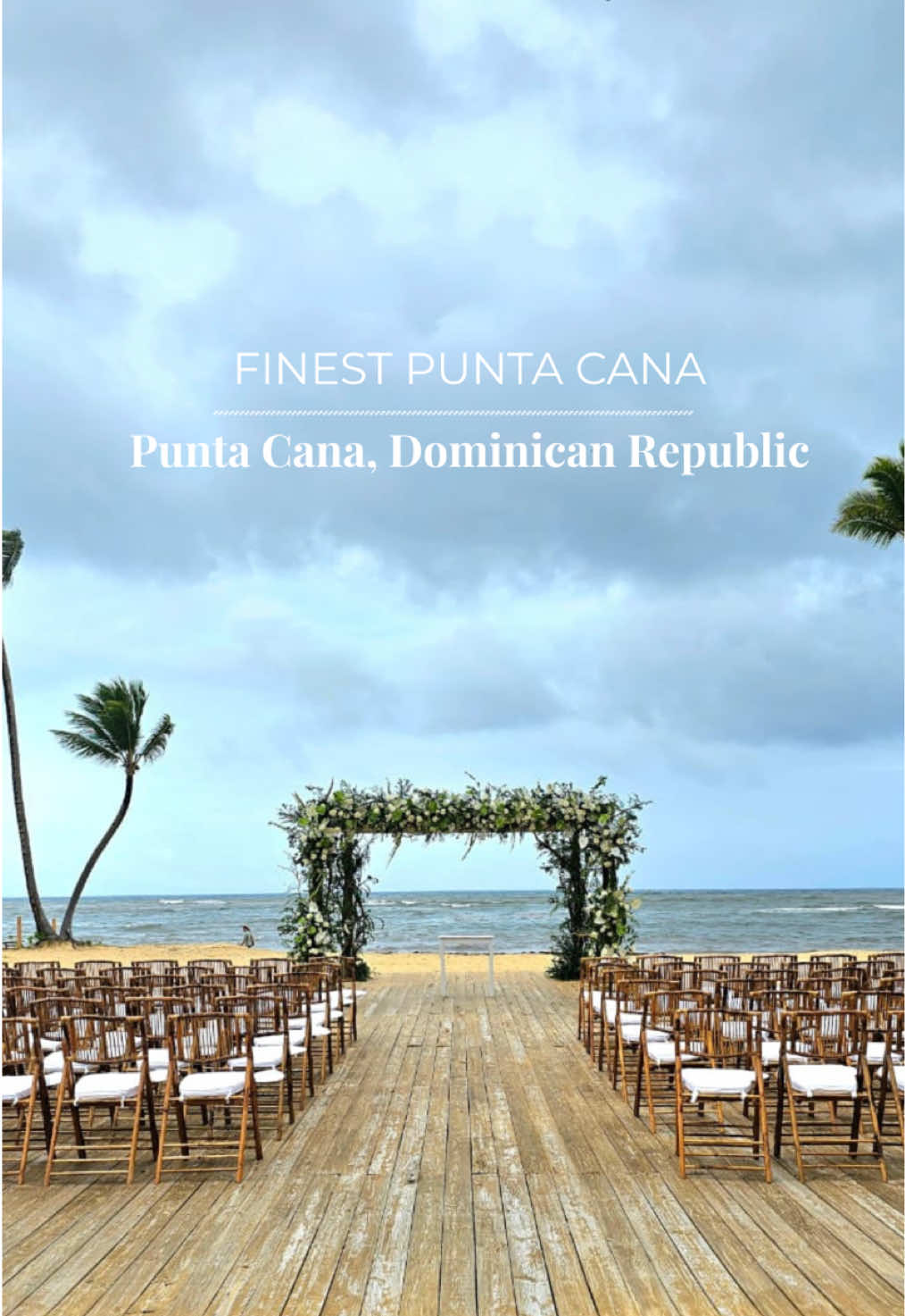What a privilege it is to wake up to one of my favorite wedding resorts, Finest Punta Cana. 🌴💍 I help couples plan weddings here for free (yep, the resort pays me!).  Drop 