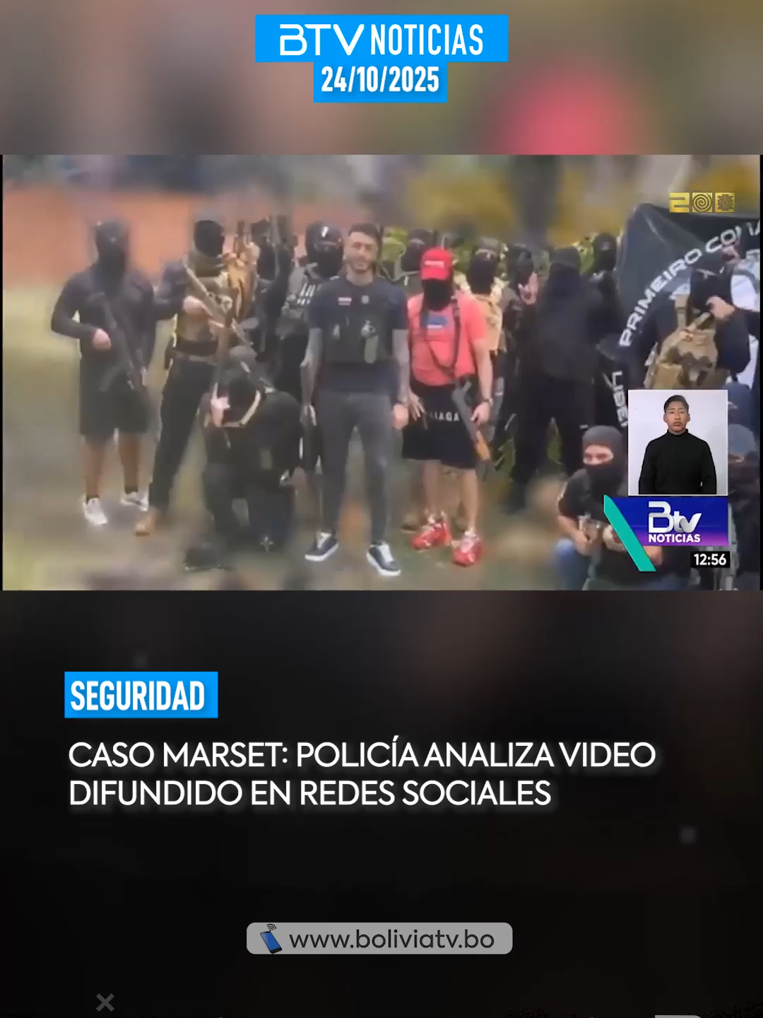 ⭕ La Policía analiza el video difundido en redes sociales en el que aparece Sebastián Marset amenazando a Ivar García, alias “El Colla”, para determinar el país de procedencia.